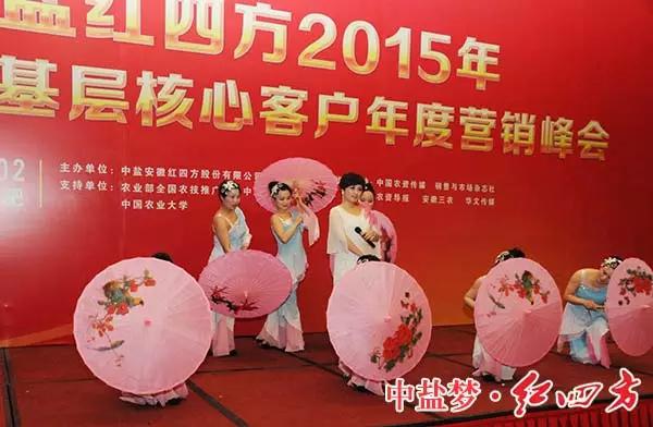 中盐红四方2015年豫皖基层核心客户年度营销峰会招待晚宴 中盐红四方2015年豫皖基层核心客户年度营销峰会招待晚宴
