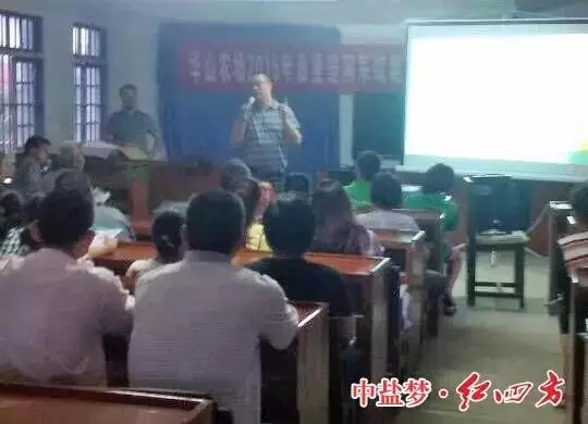 红四方复合肥厂家在广西做宣传 红四方复合肥厂家在广西做宣传