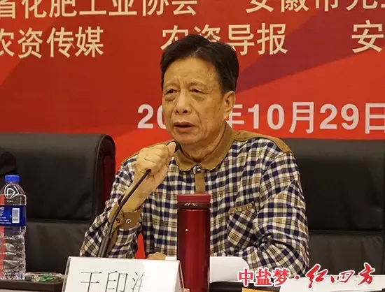中国石油和化学工业联合会副会长、农化服务办公室主任、中国化工企业管理协会会长王印海主持会议