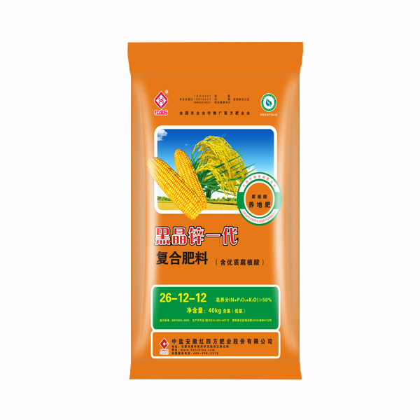 东北红四方黑晶锌一代50%(26-12-12)含腐植酸,养地型肥料 东北红四方黑晶锌一代50%(26-12-12)含腐植酸,养地型肥料