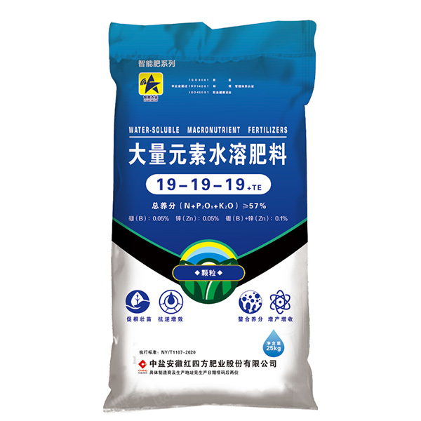 红四方颗粒型大量元素水溶肥19-19-19+TE 红四方颗粒型大量元素水溶肥19-19-19+TE